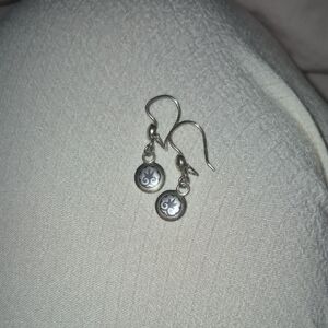 Vintage Soviet silver earrings KUBACHI 925* with blackening Women's jewelry USSR